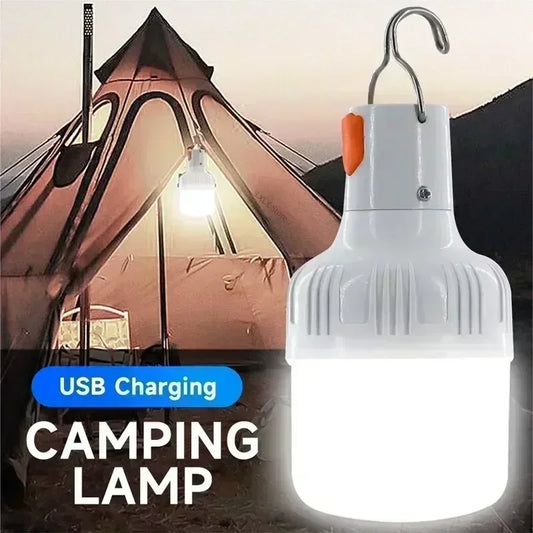 60W USB Rechargeable LED Camping Lantern – Emergency Outdoor Light - The Little Market Shop