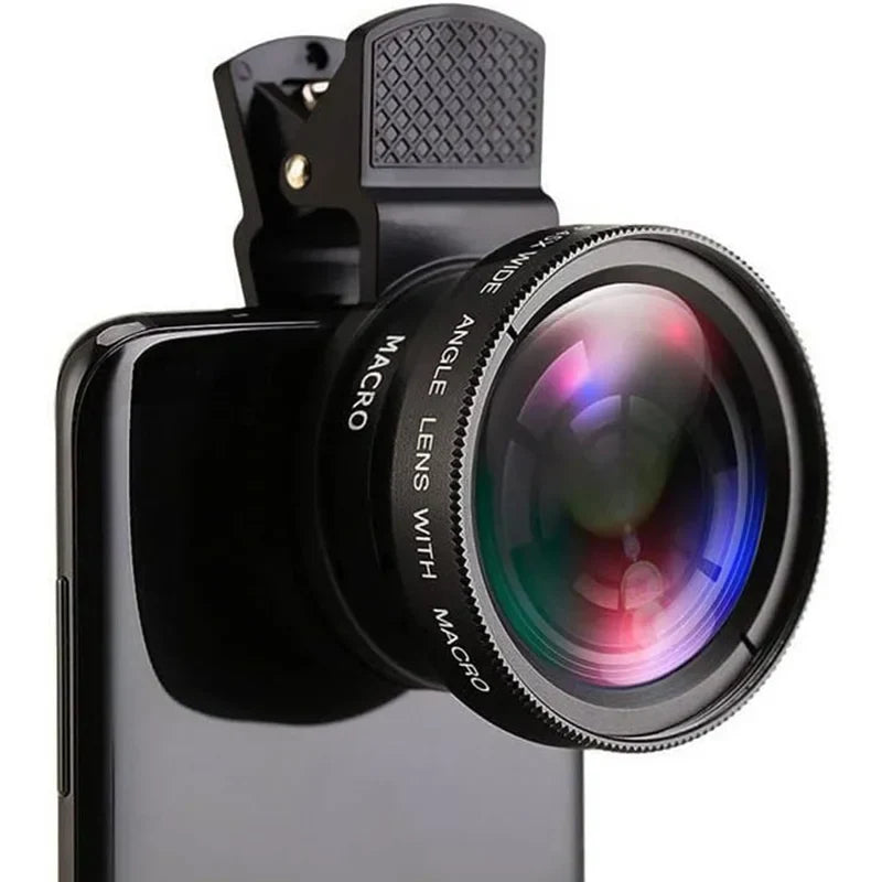 Capture Wide & Detailed Shots with 2-in-1 Mobile Phone Lens Kit - The Little Market Shop