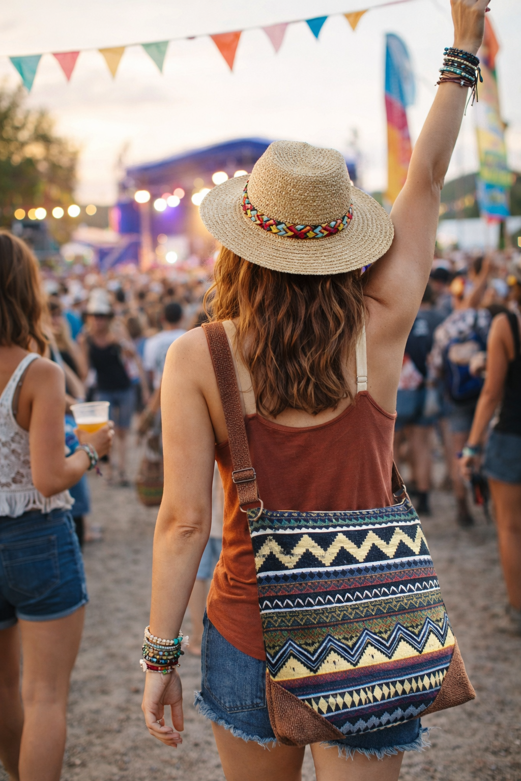 Women’s Lightweight Boho Crossbody Bag | Everyday & Travel Shoulder Bag