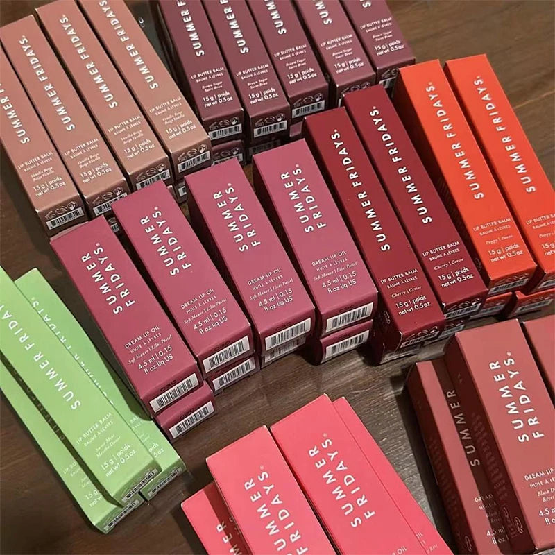 Summer Friday’s Vanilla Beige Lip Balm – Moisturizing Glossy Lip Set - The Little Market Shop