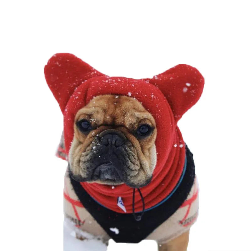 Cute Fleece Bat Hat for Dogs – Adjustable, Warm Winter Pet Accessory - The Little Market Shop