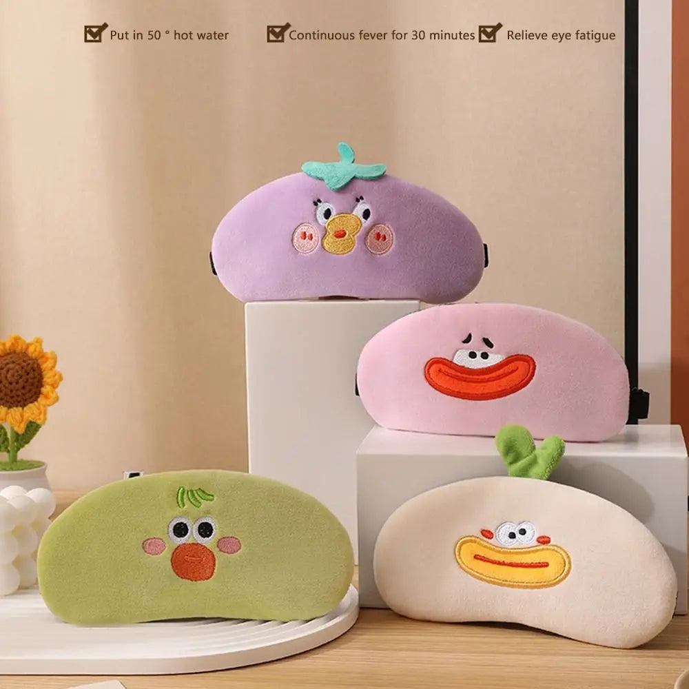 Cute Funny Sleeping Mask – Hot & Cold Eye Compress for Relaxation - The Little Market Shop