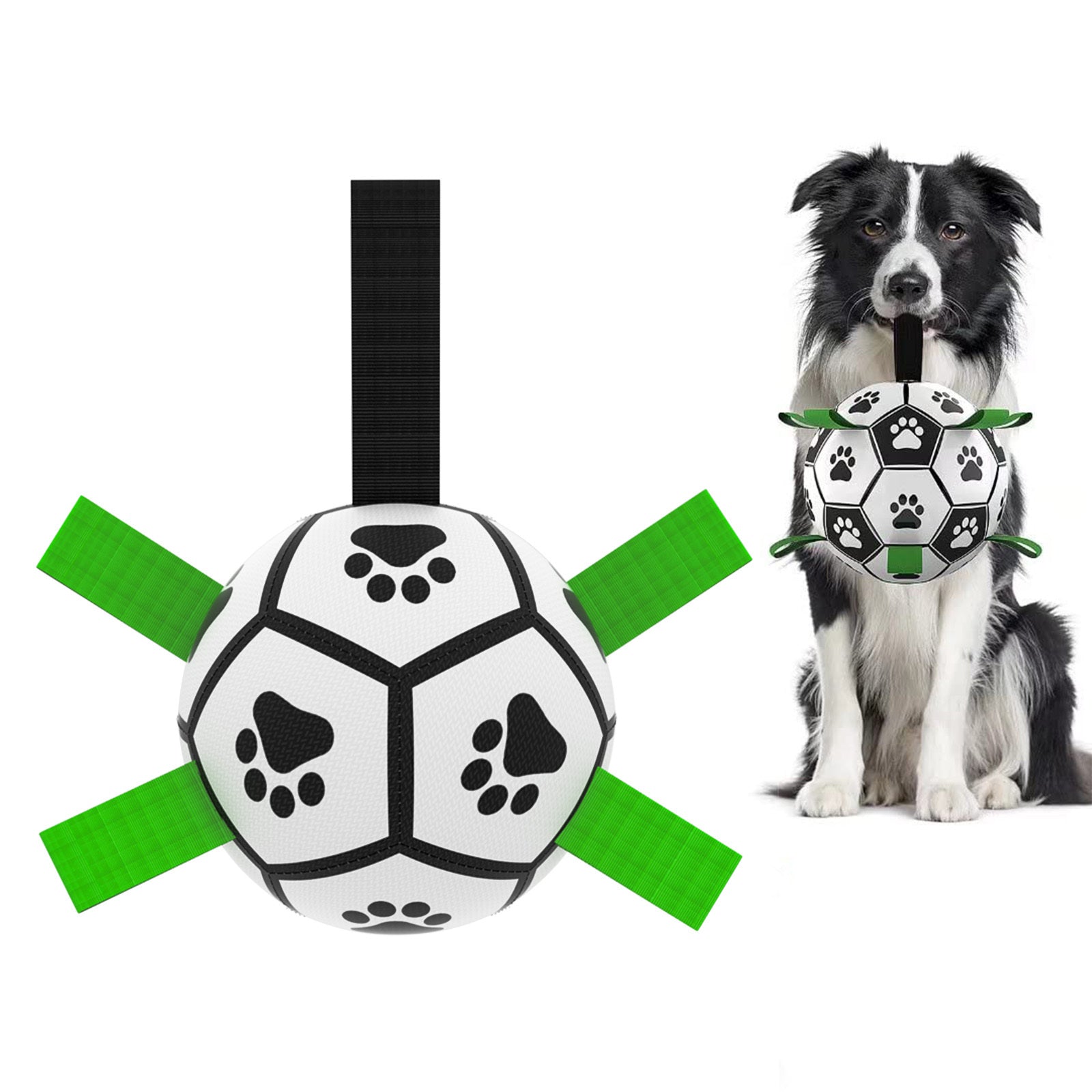 Interactive Dog Football Toy – Durable Outdoor Soccer Ball for Pets - The Little Market Shop
