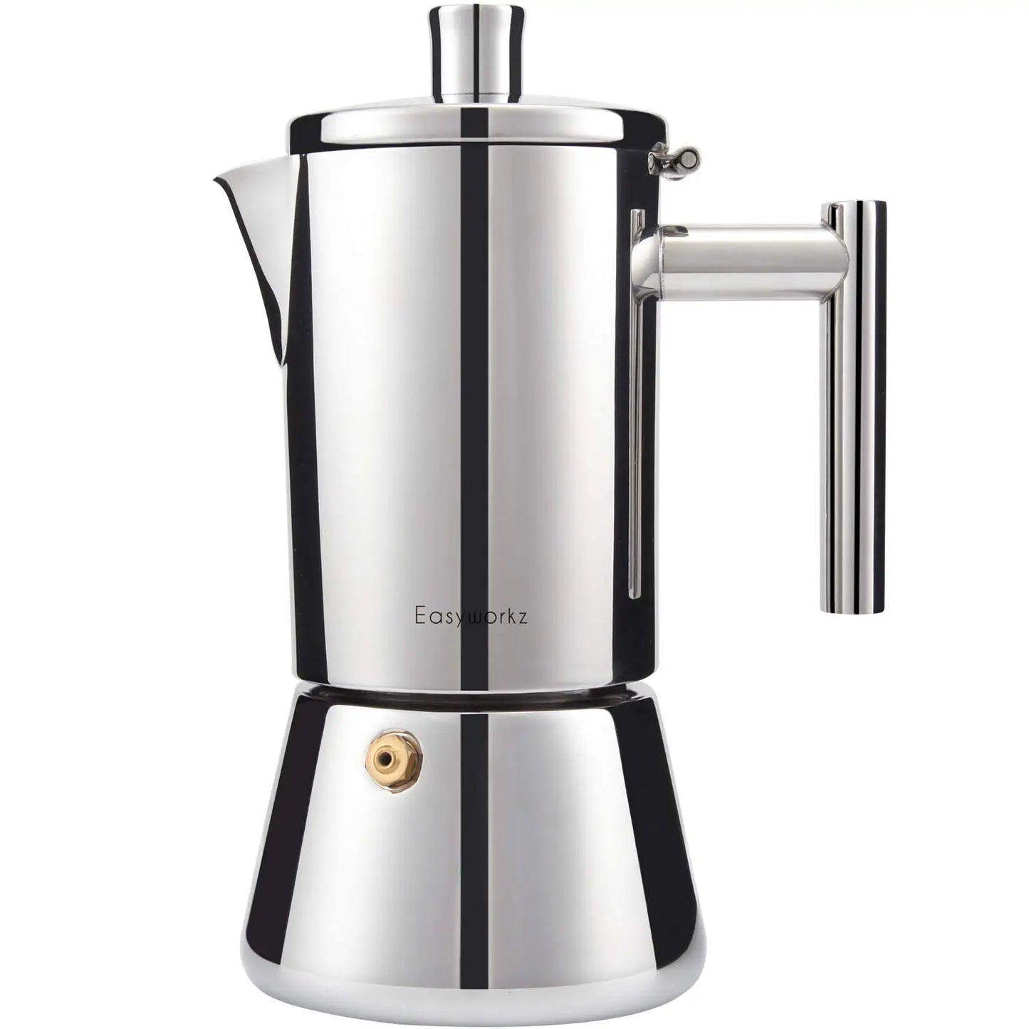 Easyworkz Stainless Steel Moka Pot – 4 Cup Stovetop Coffee Espresso Maker - The Little Market Shop