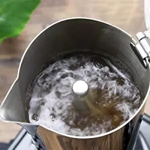 Easyworkz Stainless Steel Moka Pot – 4 Cup Stovetop Coffee Espresso Maker - The Little Market Shop