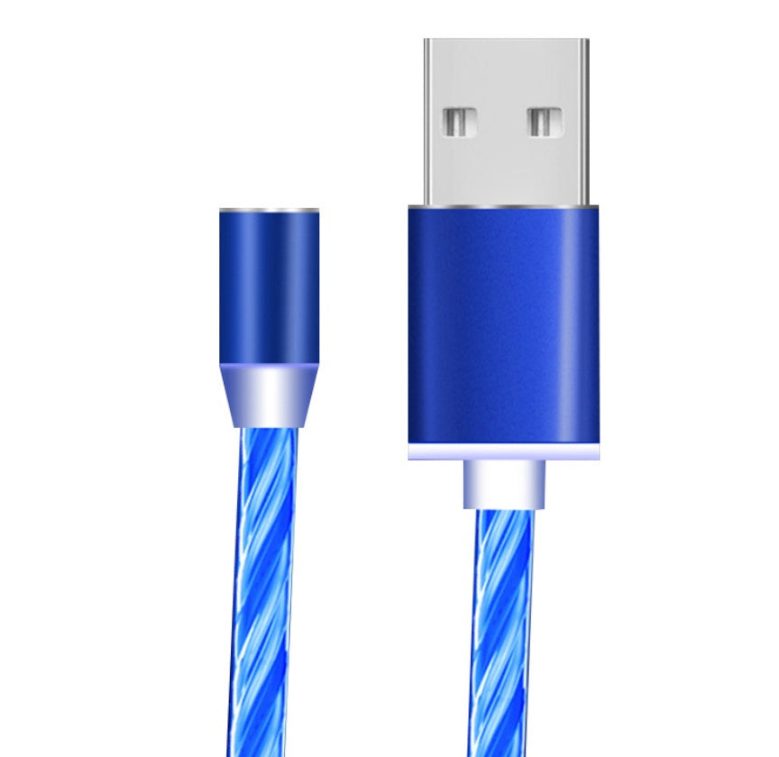 Flowing Light Magnetic Charging Cable for iPhone, Android, Type-C - The Little Market Shop