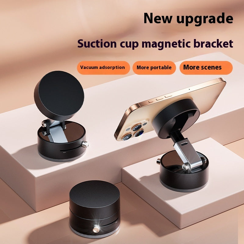 Foldable Magnetic Car Phone Holder – Strong Suction, Hands-Free Use - The Little Market Shop
