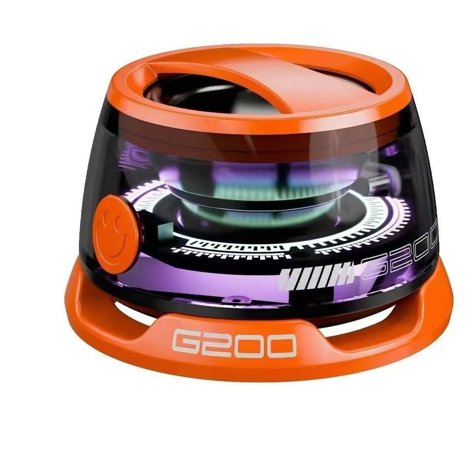G200 Mini Bluetooth Speaker with RGB Lights & Phone Holder - The Little Market Shop