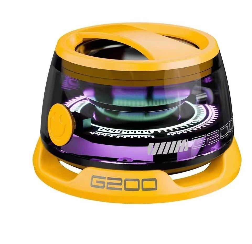 G200 Mini Bluetooth Speaker with RGB Lights & Phone Holder - The Little Market Shop