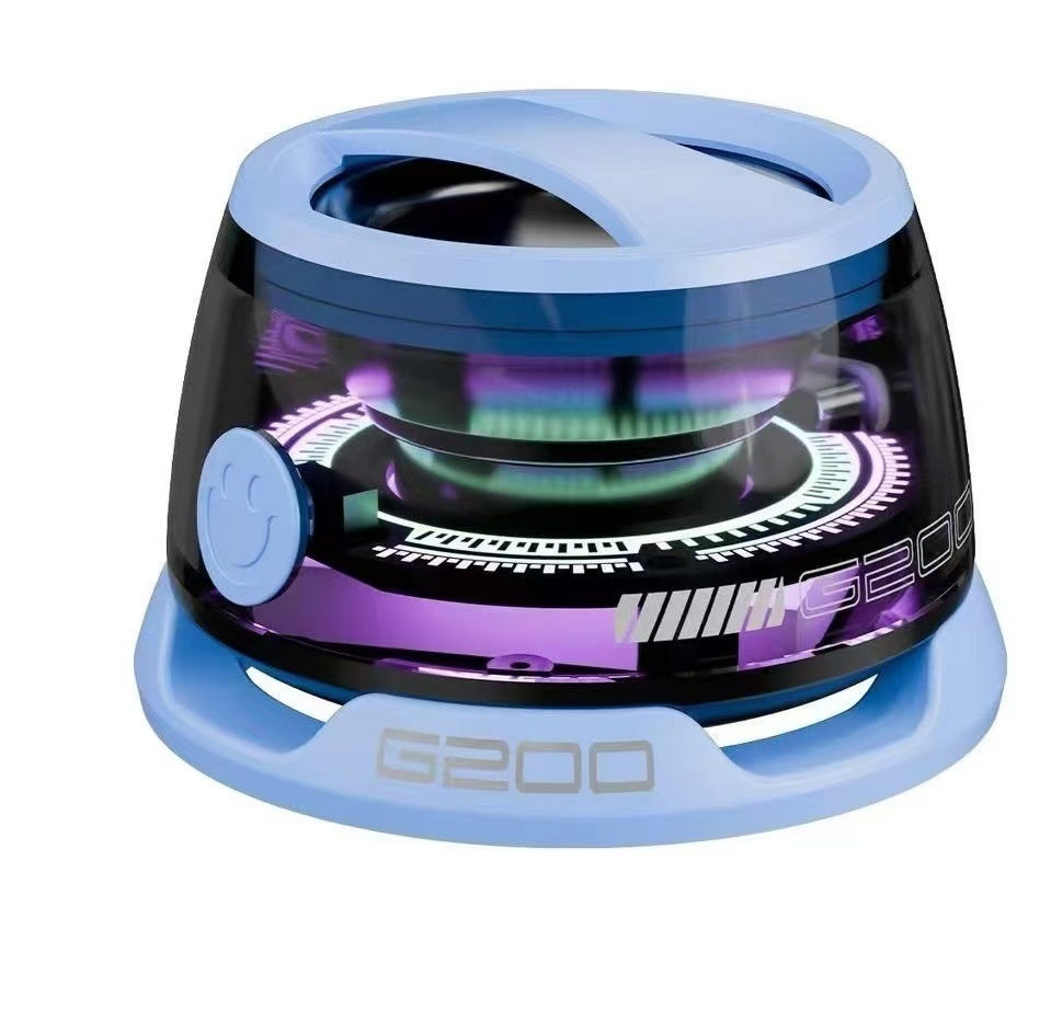 G200 Mini Bluetooth Speaker with RGB Lights & Phone Holder - The Little Market Shop