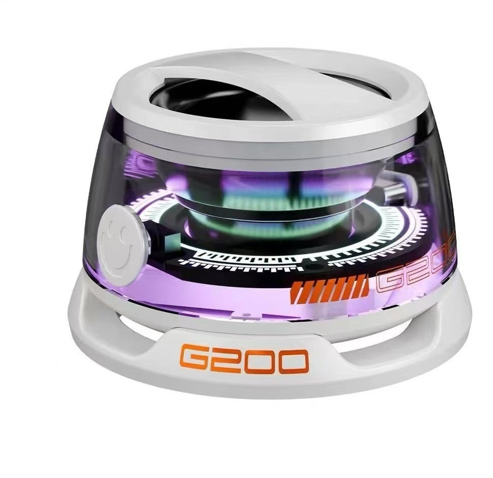 G200 Mini Bluetooth Speaker with RGB Lights & Phone Holder - The Little Market Shop