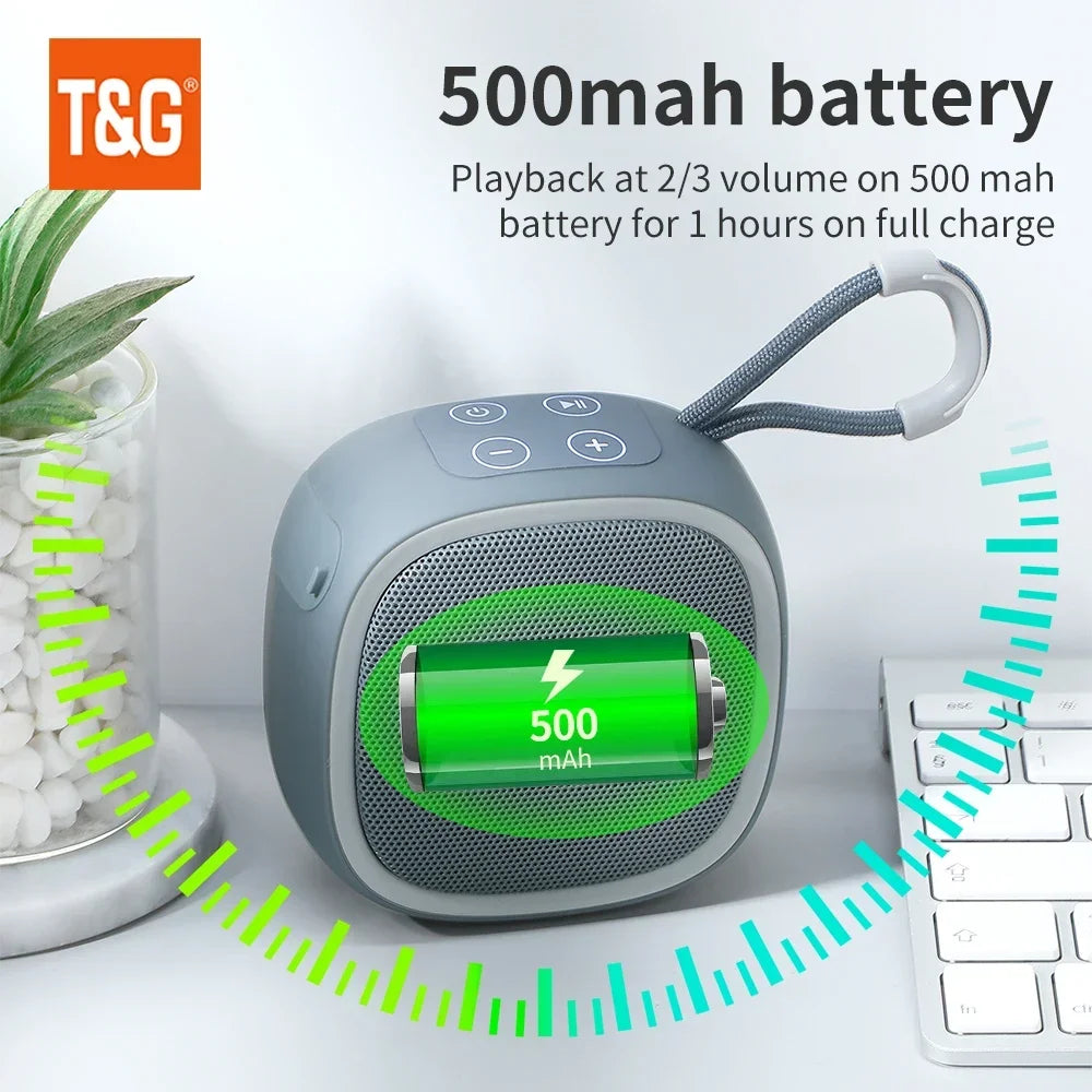 G659 Mini Wireless Bluetooth Speaker | Powerful HIFI Sound, TWS, TF Card - The Little Market Shop