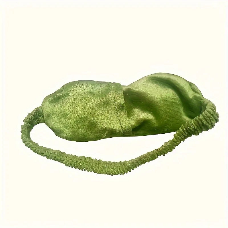 3D Cute Frog Sleep Eye Mask – Soft Comfortable Eye Cover for Travel, Office & Stress Relief - The Little Market Shop