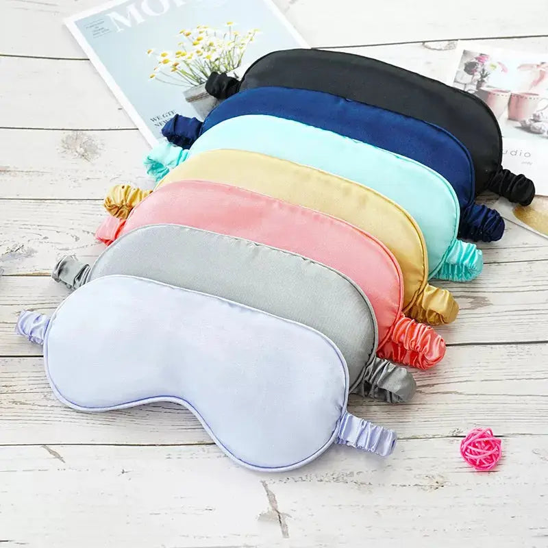 Ultra Soft Silk Sleep Mask for Blissful Nights Sleep Blindfold - The Little Market Shop