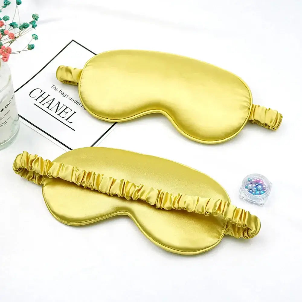 Ultra Soft Silk Sleep Mask for Blissful Nights Sleep Blindfold - The Little Market Shop