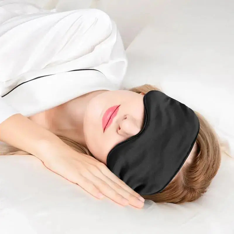 Ultra Soft Silk Sleep Mask for Blissful Nights Sleep Blindfold - The Little Market Shop