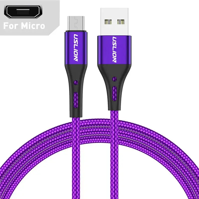 3A USB Type C Cable Wire For Samsung S10 S20 Xiaomi mi 11 Mobile Phone Fast Charging USB C Cable Type-C Charger Micro USB Cables - The Little Market Shop