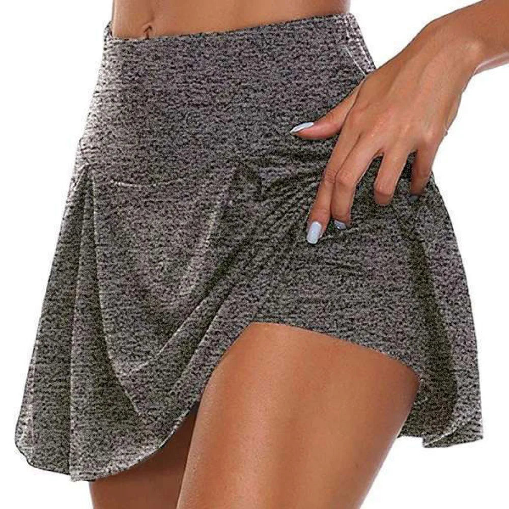 Women’s High Waist Sports Tennis Skirt – Quick-Drying with Lining - The Little Market Shop