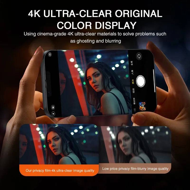 Protect Your Privacy with Full Cover Anti-Spy Screen Protector for iPhone: Shield Your Screen iPhone 11 12 13 14 Tempered Glass FREE SHIPPING - The Little Market Shop