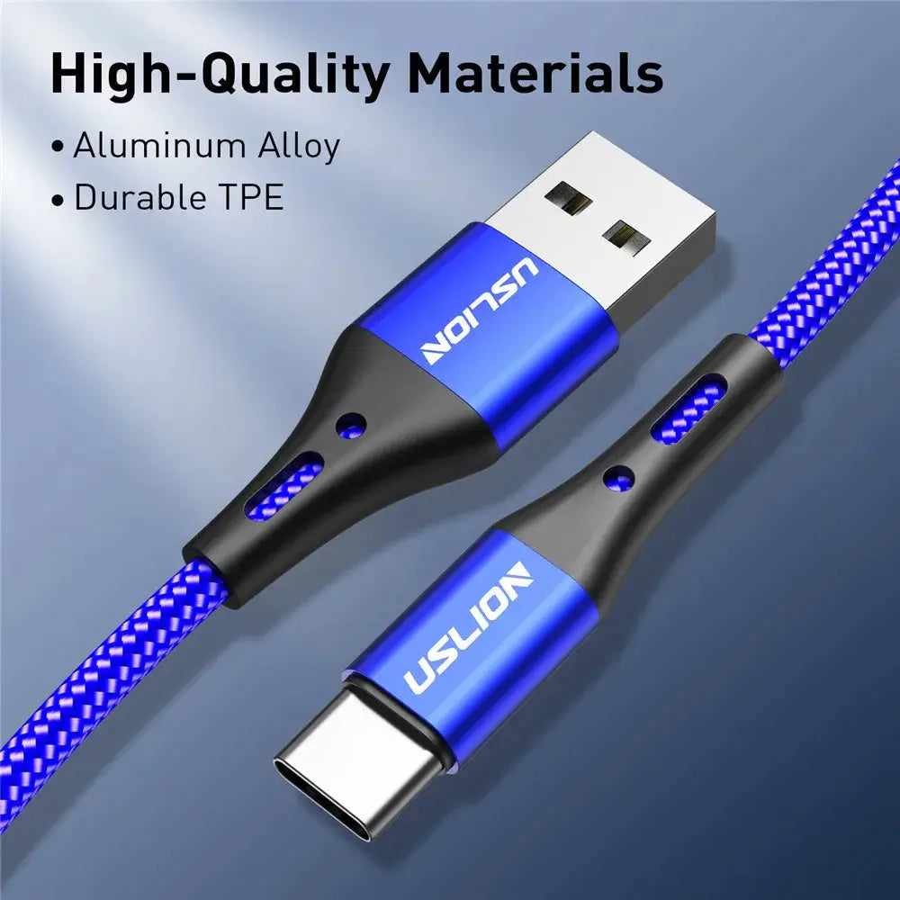 3A USB Type C Cable Wire For Samsung S10 S20 Xiaomi mi 11 Mobile Phone Fast Charging USB C Cable Type-C Charger Micro USB Cables - The Little Market Shop