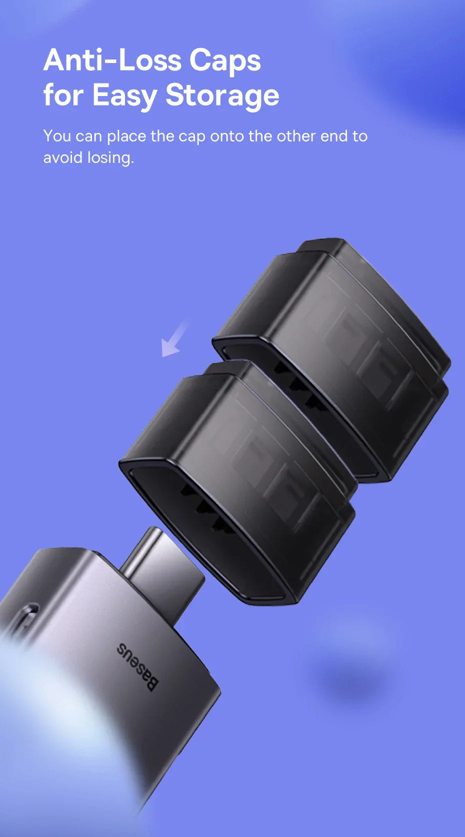 High-Speed Baseus USB-C/USB 3.0 Card Reader, 2TB SD/Micro SD Ready. - The Little Market Shop