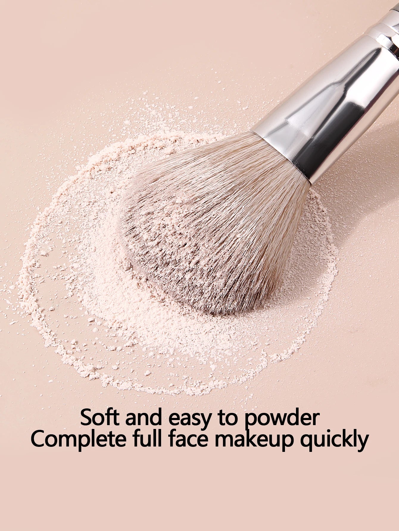 High Quality Fluffy Soft Large Powder Brush Blusher Makeup Tool - The Little Market Shop
