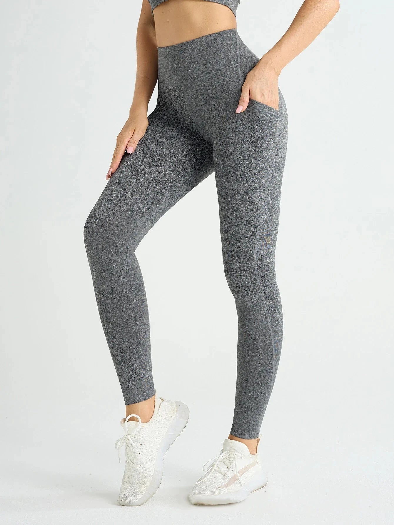 High Waist Women’s Leggings with Pockets - Stretch Yoga & Fitness Tights - The Little Market Shop