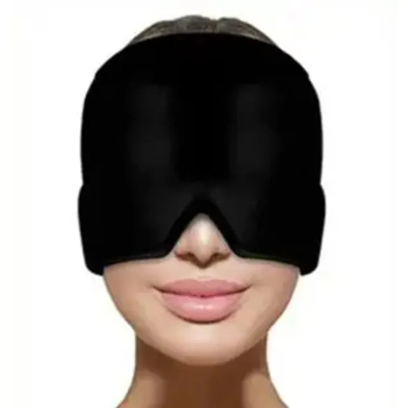 Hot & Cold Gel Head Ice Cap – Migraine Relief & Sleep Mask