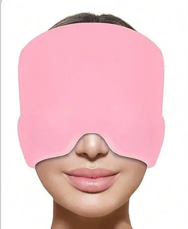 Hot & Cold Gel Head Ice Cap – Migraine Relief & Sleep Mask