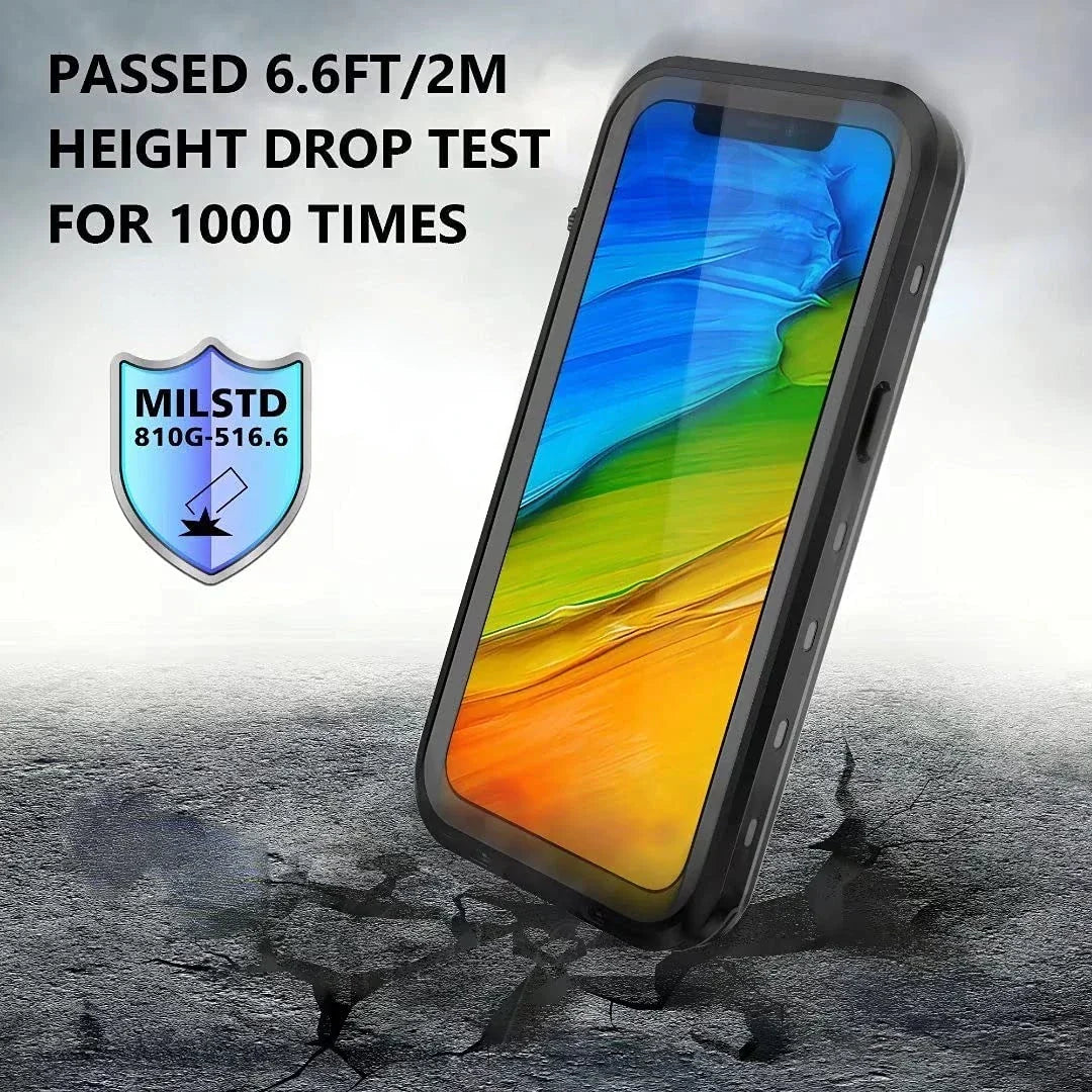 IP68 Waterproof iPhone Case – Heavy Duty Shockproof Full Protection - The Little Market Shop