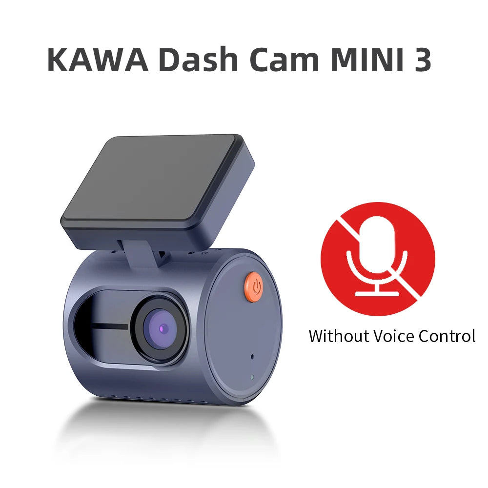 KAWA MINI 3 Dash Cam – 2K Car DVR with Night Vision, WiFi & Voice Control - The Little Market Shop
