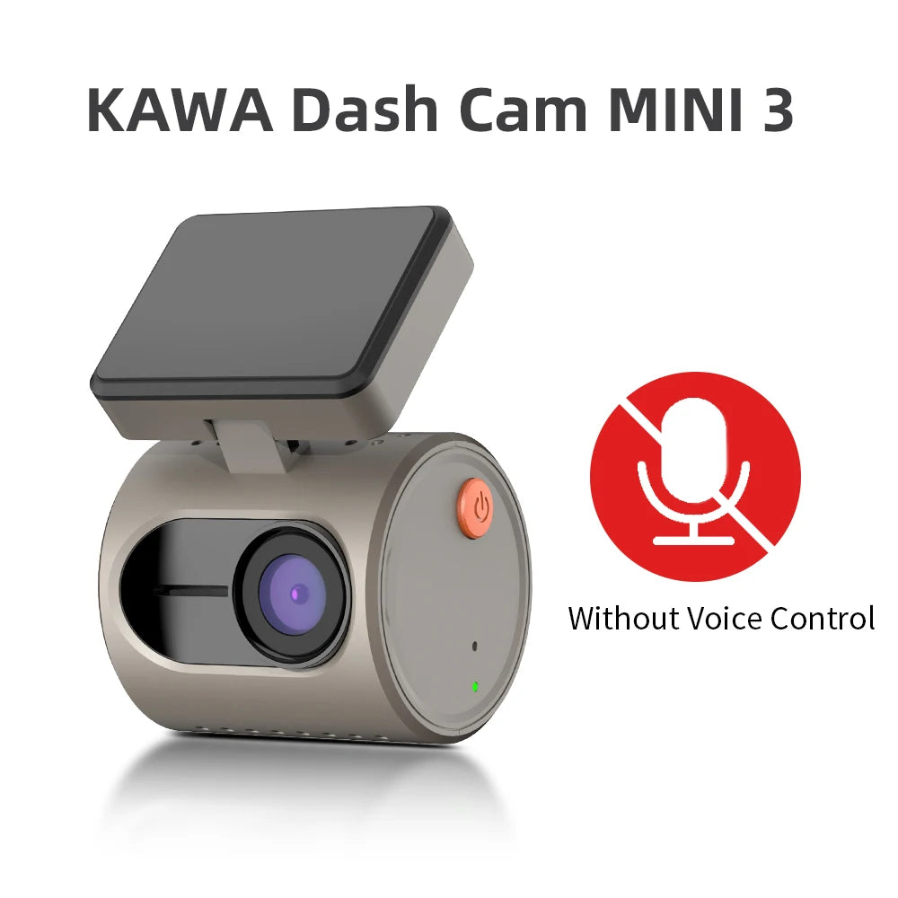 KAWA MINI 3 Dash Cam – 2K Car DVR with Night Vision, WiFi & Voice Control - The Little Market Shop