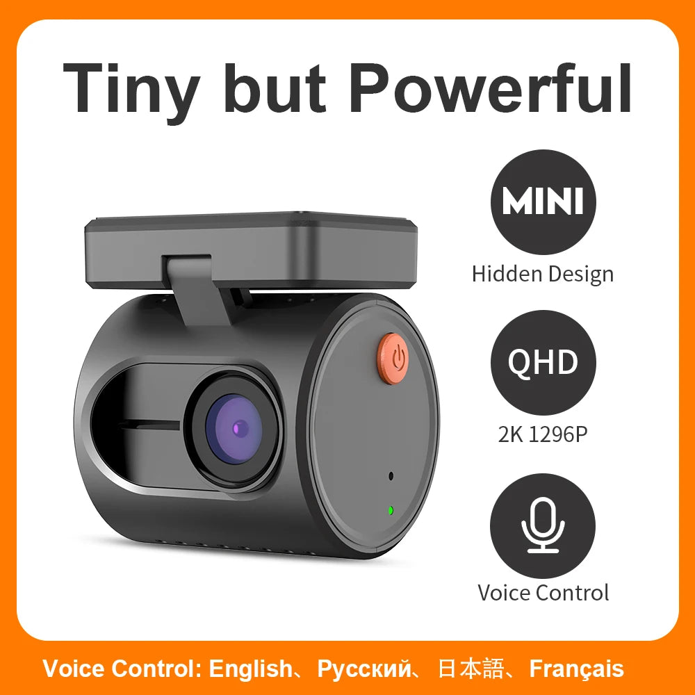 KAWA MINI 3 Dash Cam – 2K Car DVR with Night Vision, WiFi & Voice Control - The Little Market Shop