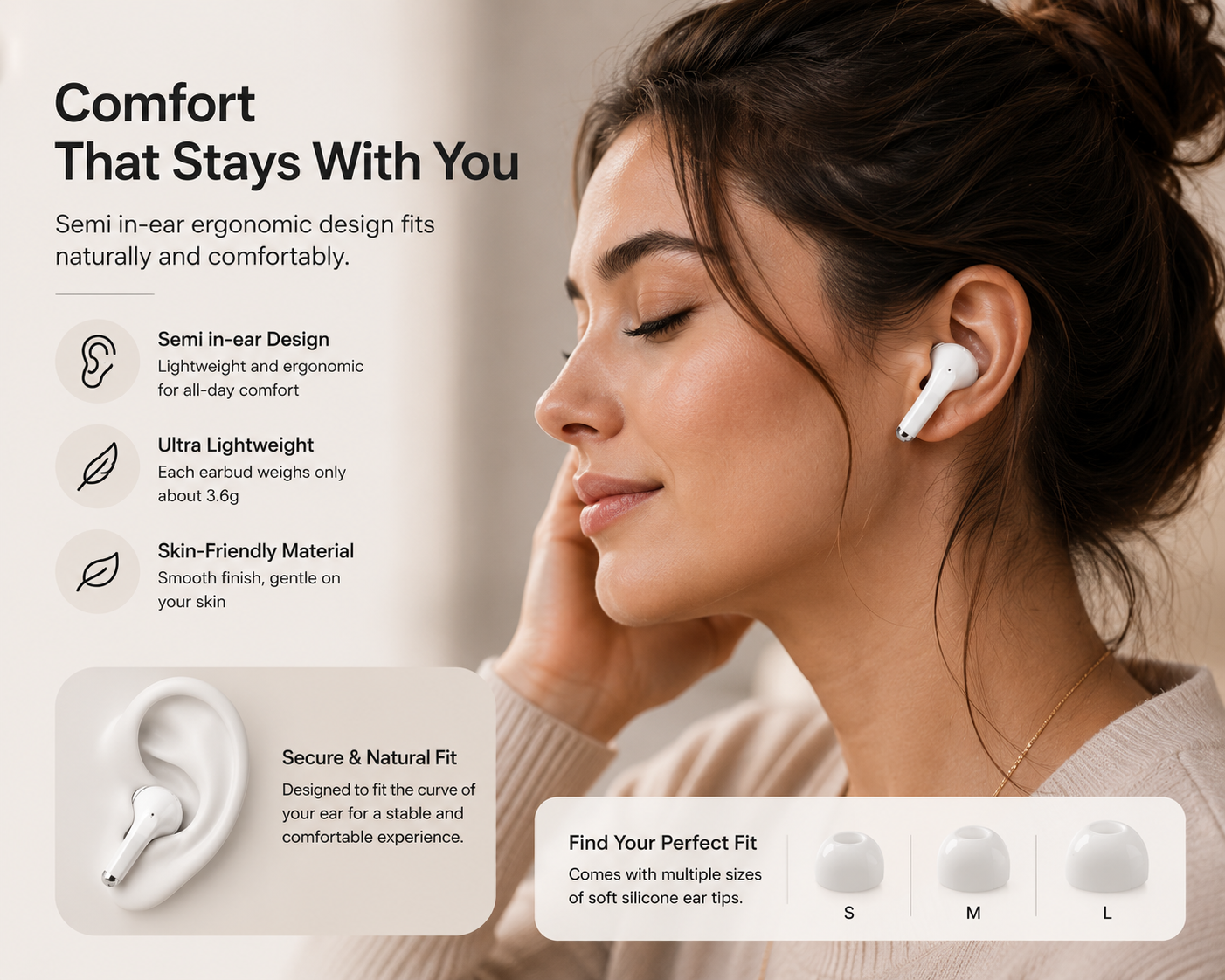 Original Lenovo LP40Pro TWS Bluetooth 5.1 Quick Connect Earphone