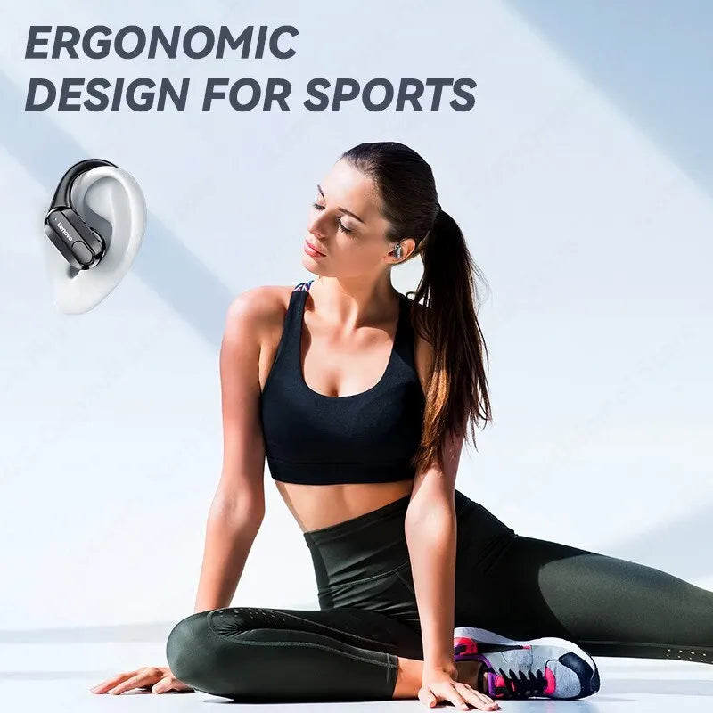 Lenovo XT80 Sports Wireless Headphones – HiFi Sound, LED Display, Mic - The Little Market Shop