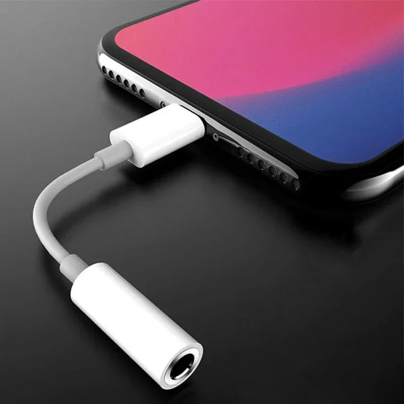 Lightning Headphone Adapter for iPhone - Seamless 3.5mm Audio Cable - The Little Market Shop