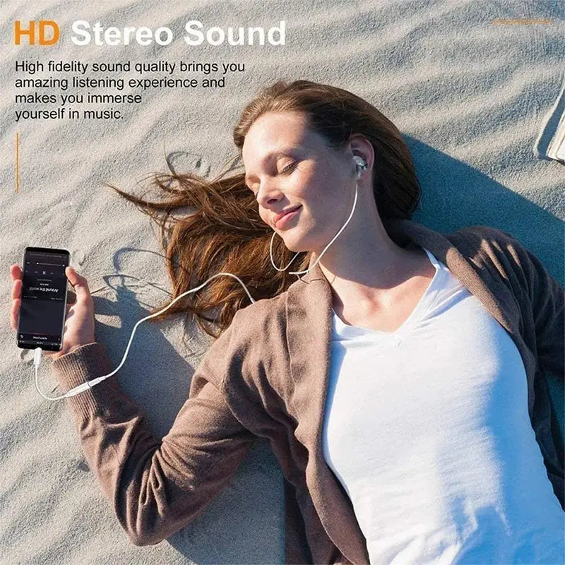 Lightning Headphone Adapter for iPhone - Seamless 3.5mm Audio Cable - The Little Market Shop