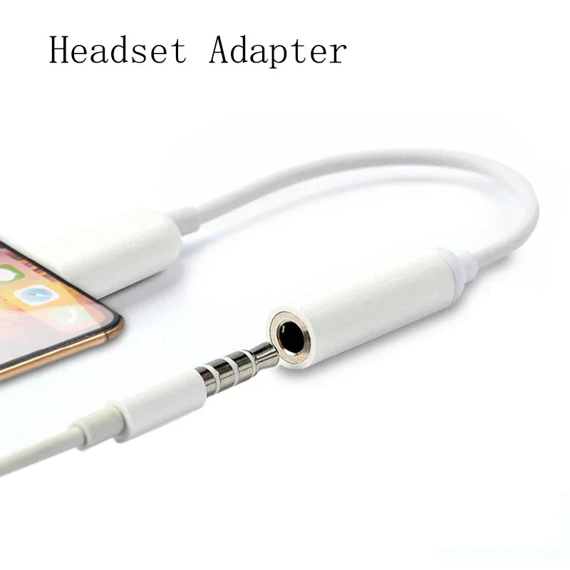 Lightning Headphone Adapter for iPhone - Seamless 3.5mm Audio Cable - The Little Market Shop