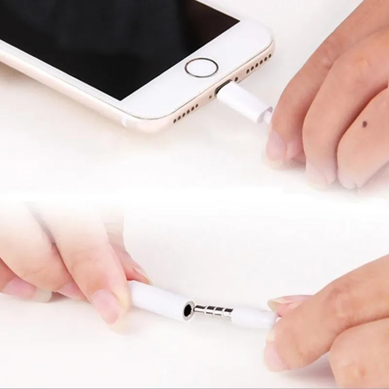 Lightning Headphone Adapter for iPhone - Seamless 3.5mm Audio Cable - The Little Market Shop