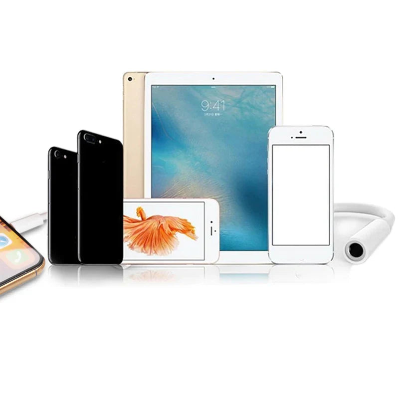 Lightning Headphone Adapter for iPhone - Seamless 3.5mm Audio Cable - The Little Market Shop