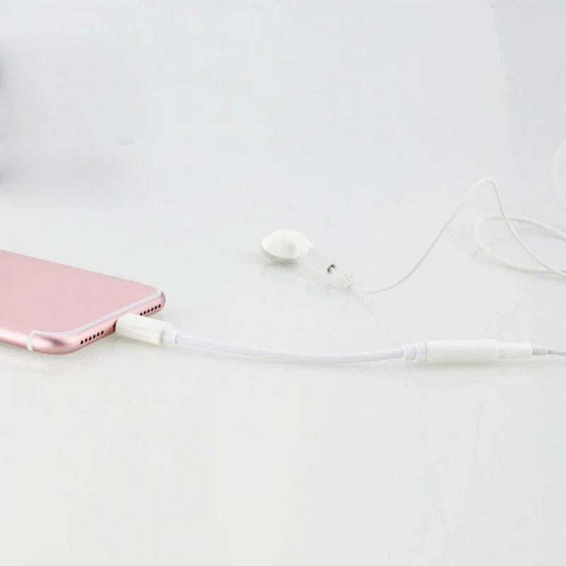 Lightning Headphone Adapter for iPhone - Seamless 3.5mm Audio Cable - The Little Market Shop