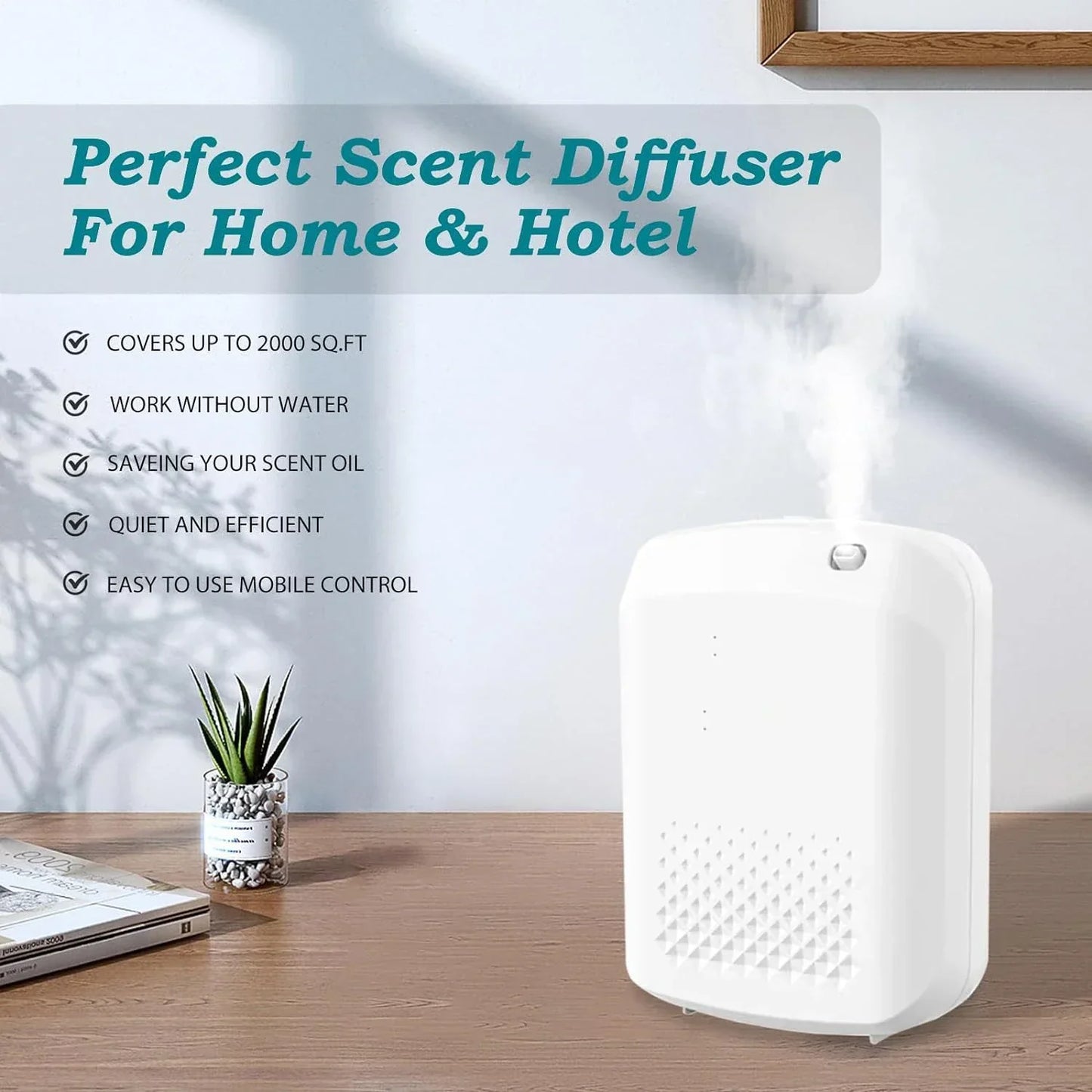 Luxury Electric Fragrance Diffuser – Aromatic Essential Oil Air Freshener - The Little Market Shop