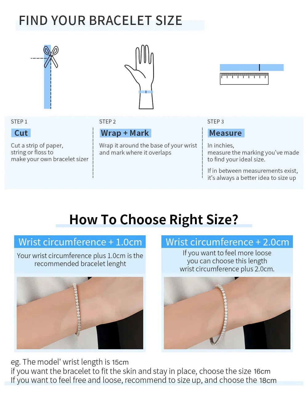 Luxury Moissanite Tennis Bracelet GRA Certified 925 Silver for Women & Men - The Little Market Shop