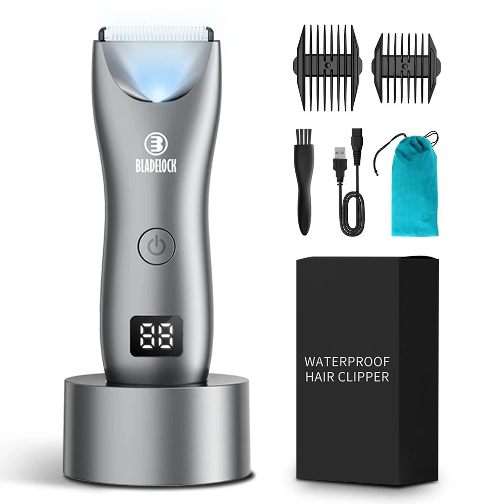 Men’s Body Hair Trimmer Rechargeable Ball Shaver Grooming Kit - The Little Market Shop