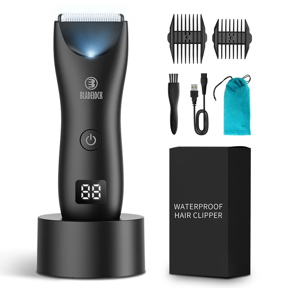 Men’s Body Hair Trimmer Rechargeable Ball Shaver Grooming Kit - The Little Market Shop