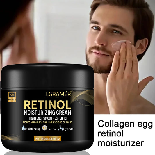 Men’s Retinol Face Cream – Anti-Aging, Hydrating & Pore Minimizing - The Little Market Shop