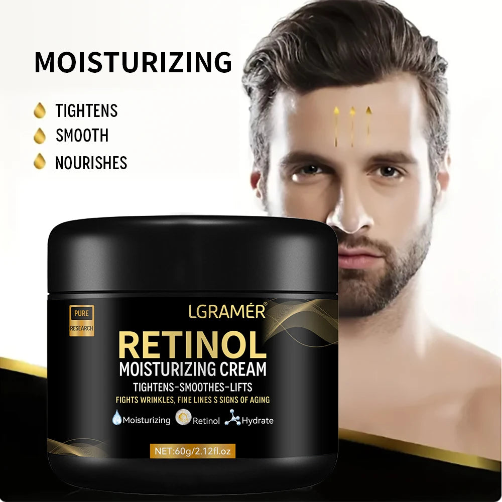 Men’s Retinol Face Cream – Anti-Aging, Hydrating & Pore Minimizing - The Little Market Shop