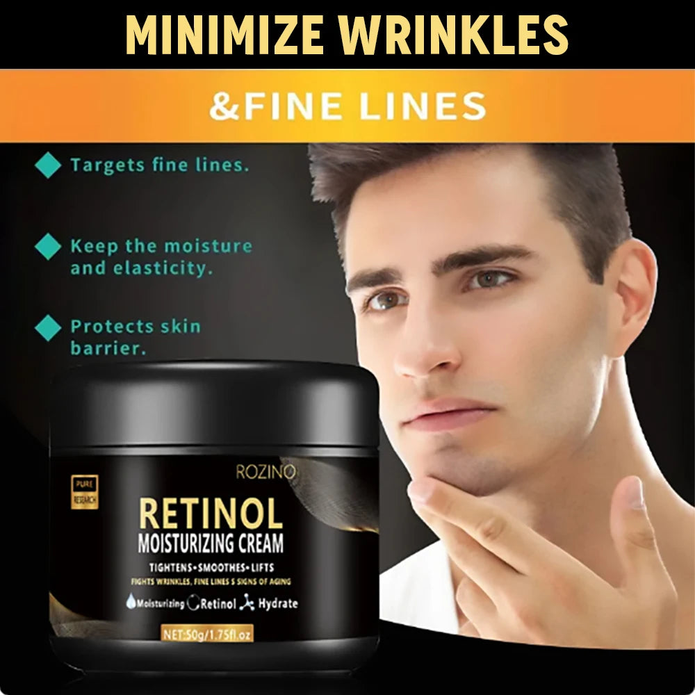 Men’s Retinol Face Cream – Anti-Aging, Hydrating & Pore Minimizing - The Little Market Shop