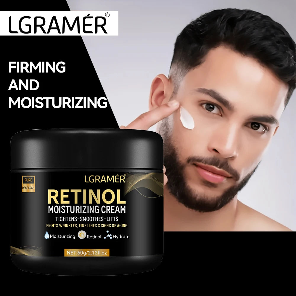 Men’s Retinol Face Cream – Anti-Aging, Hydrating & Pore Minimizing - The Little Market Shop
