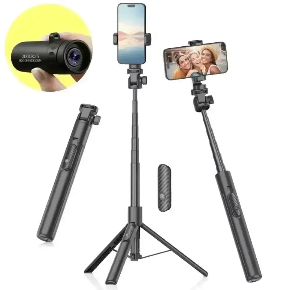 Mini HD 2000x Zoom Monocular Telescope with Phone Holder – Portable - The Little Market Shop